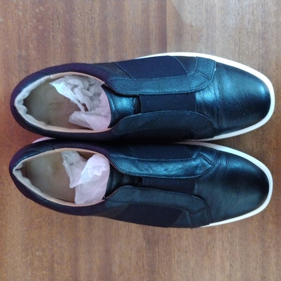 Linea Paolo women's Black Kaira Platform Nappa Leather Sneaker. VGUC. size 9.5 - Picture 8 of 15